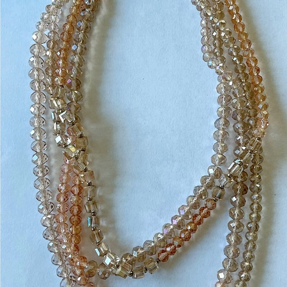 Beautiful Loft Multi-Strand Beaded Statement Necklace- Perfect Accessory! - Picture 4 of 4